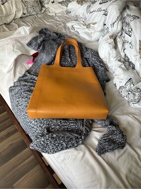 Celine Caramel Tan Leather Tote